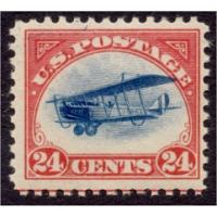 #C3 24¢ Carmine Curtis Jenny, NH