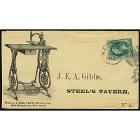 Willcox & Gibbs Illustrated Advertising Cover, New York