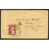 c1860 #26 Granville Summit, PA, Embossed Ladies Cover