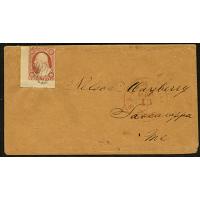 #10 3¢ Washington Lower Left Corner Example - 91L3