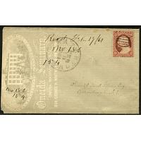 #26 3¢ Washington, Grid Killer, Watertown, NY