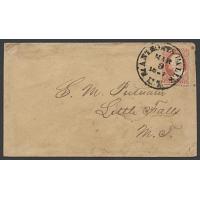 1850'S Minnesota Territory Cover St Anthony's Falls to Little Falls MT