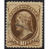#188 10¢ Jefferson, Brown