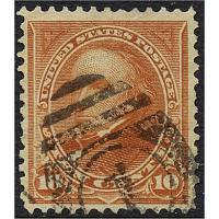 #283a 10¢ Webster, Orange Brown