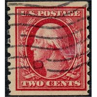 #393 2¢ Washington Carmine