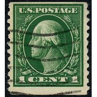 #443 1¢ Washington, Green