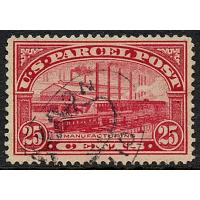 # Q9 25¢ Manufactoring Plant, Carmine Rose
