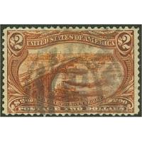 #293 $2 Trans-Mississippi Expo, Orange Brown
