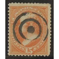 #189 15¢ Daniel Webster, Red Orange