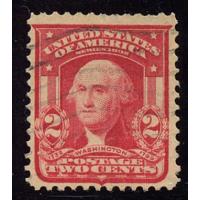 #319 2¢ Washington Carmine