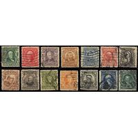 #300-313 1902-03 Regular Issues Second Bureau, Complete (14)