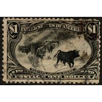 #292 $1 Cattle in Storm, Black