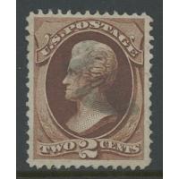#157 2¢ Jackson, Brown