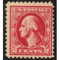 #526 2¢ Washington, Carmine Type IV, Never Hinged