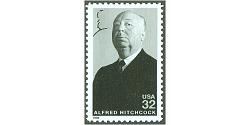 #3226 Alfred Hitchcock, Legends of Hollywood, Single Stamp