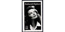 #4461 Katharine Hepburn, Legends of Hollywood, Single Stamp