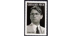 #4526 Gregory Peck, Legends of Hollywood, Single Stamp