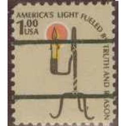 #1610 Rush Lamp, Precancel "Bars"