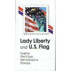 #BK300 Flag & Lady Liberty, Non-Denominated (39¢) Vending Book