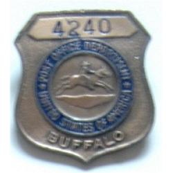 Post Office Bronze Employee Badge #4240