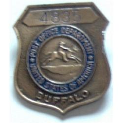 Post Office Bronze Employee Badge #4835