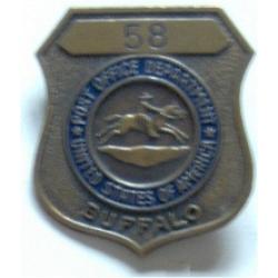 Post Office Bronze Employee Badge #58