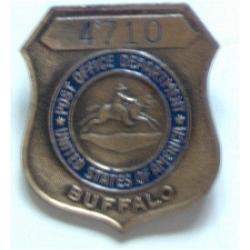 Post Office Bronze Employee Badge #4710