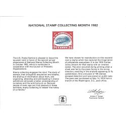 #PS40 National Stamp Collecting Month, 1982