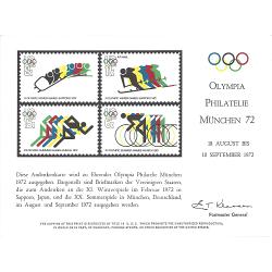 # PS6 OLYMPIA PHILATELIE MUNCHEN, 1972