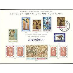 # UN2 Art Souvenir Card FDC - Geneva