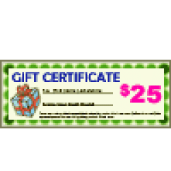 $25.00 Gift Certificate