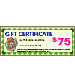 $75.00 Gift Certificate