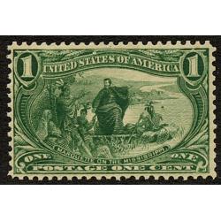 #285 1¢ Jacques Marquette, Green, NH