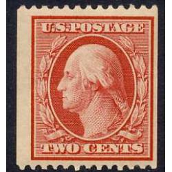 #349 2¢ Washington, Carmine (Scott $235.00)