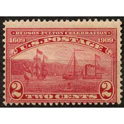 #372 2¢ Hudson-Fulton Celebration Issue, Carmine, NH