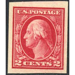 #409 2¢ Washington, Carmine Type I, NH