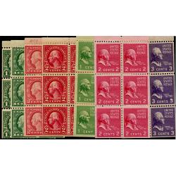 #652a, 552a, 499e, 634d, 804b, 806b, 807a, All 7 NH except #499e DG
