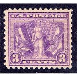 #537 3¢ Victory in World War I, Violet