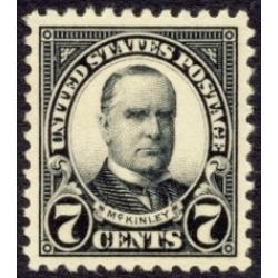 #559 McKinley, 7¢ Black, NH