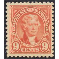 #561 9¢ Jefferson, Rose