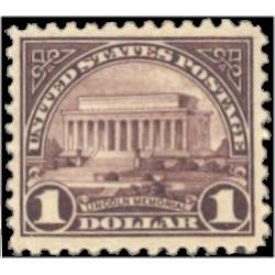 #571 $1 Abraham Lincoln Memorial, NH