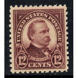 #564 Cleveland, Brown Violet VF NH