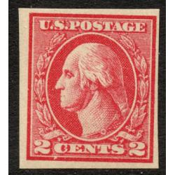 #534 2¢ Washington, Carmine Type va Imperforate, NH