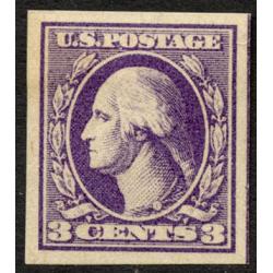 #535 3¢ Washington, Violet Type IV, LH