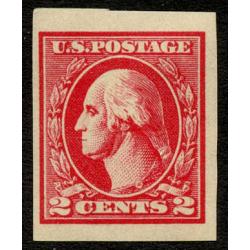 #534A 2¢ Washington, Carmine Imperforate Type VI, LH