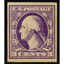 #535 3¢ Washington, Violet Type IV, LH