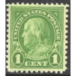 #632 1¢ Franklin, Green
