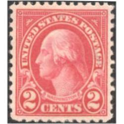 #634 2¢ Washington, Carmine