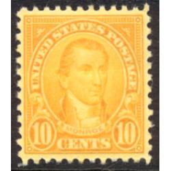 #642 10¢ Monroe, Orange