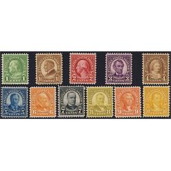 #632//42 Rotary Set, Perforated Set of 11, NH